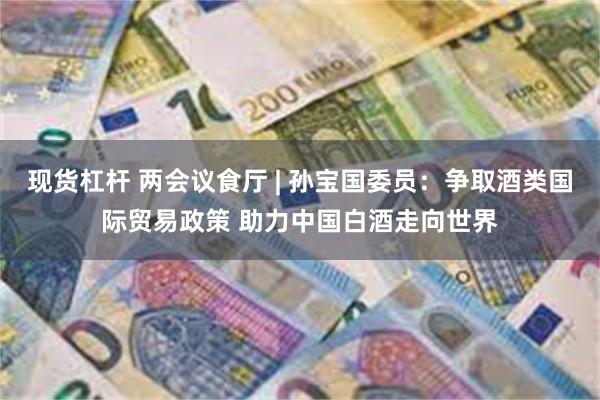 现货杠杆 两会议食厅 | 孙宝国委员：争取酒类国际贸易政策 助力中国白酒走向世界