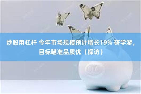 炒股用杠杆 今年市场规模预计增长19% 研学游，目标瞄准品质优（探访）